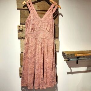 Grace Karin Elegant Pink Lace Dress